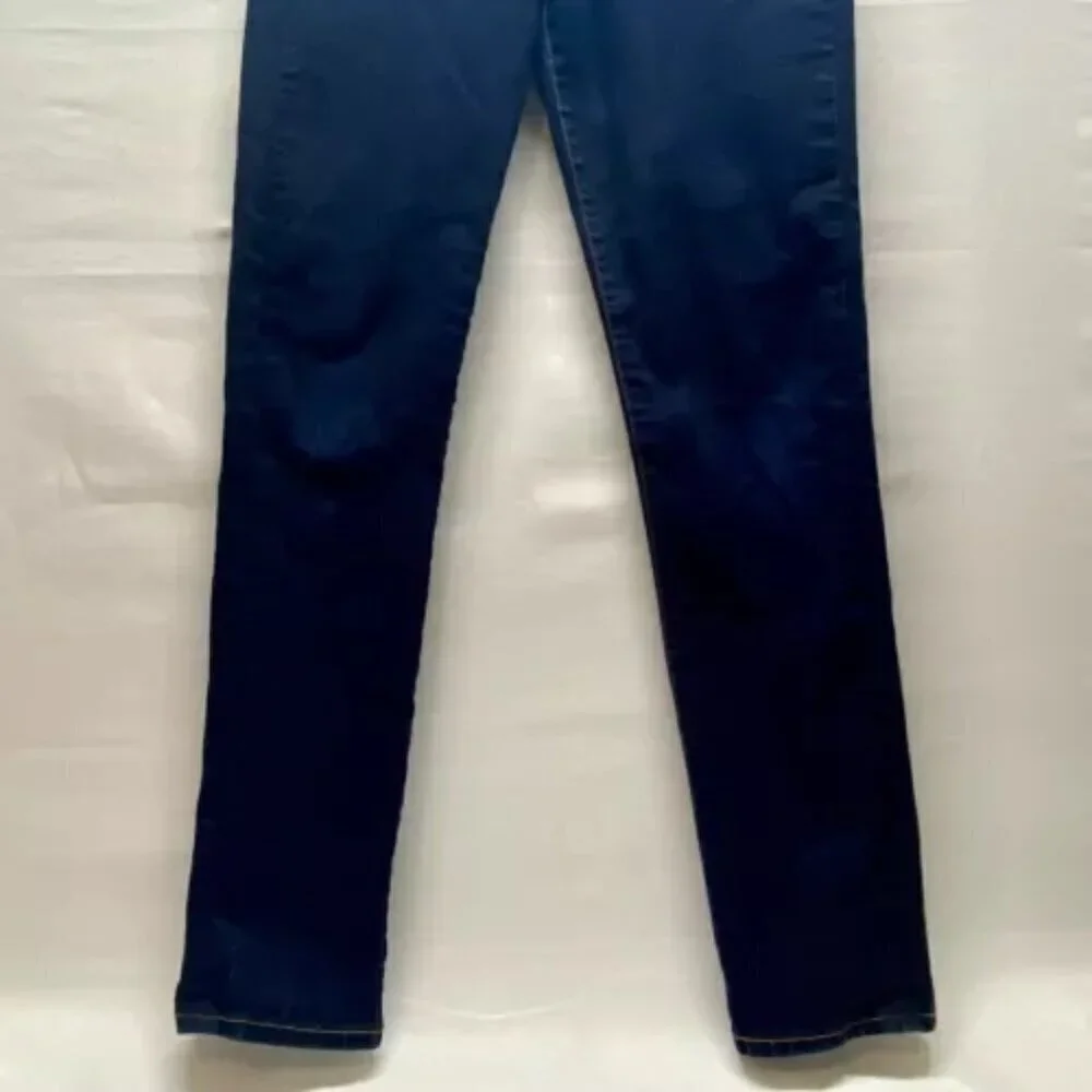 Gap Denim Jeans Girls Size 14 Regular Stretch Super Skinny Dark‎ Wash EUC
